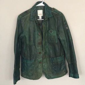 Vintage Diesel Lamb Leather Jacket